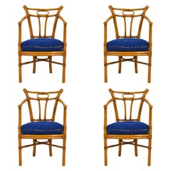 McGuire Set of Four Armchairs