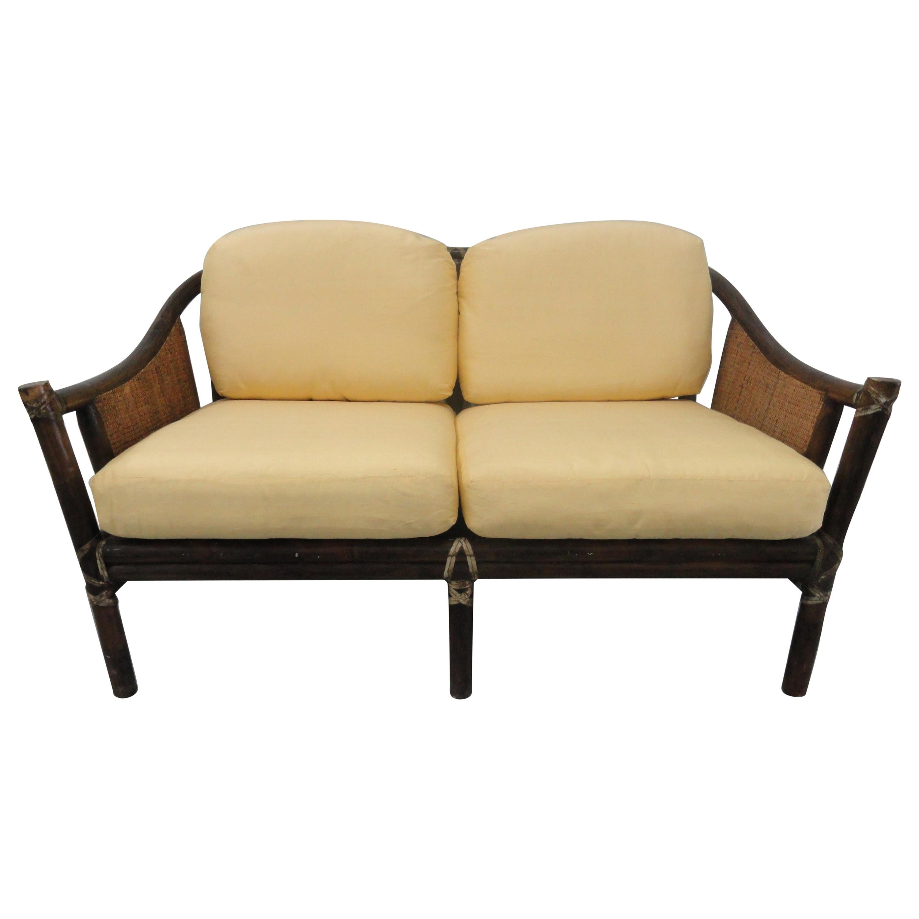 McGuire Settee For Sale