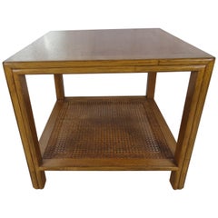 McGuire Side Walnut Table