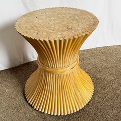 McGuire Style Sheaf of Wheat Dining Table Base