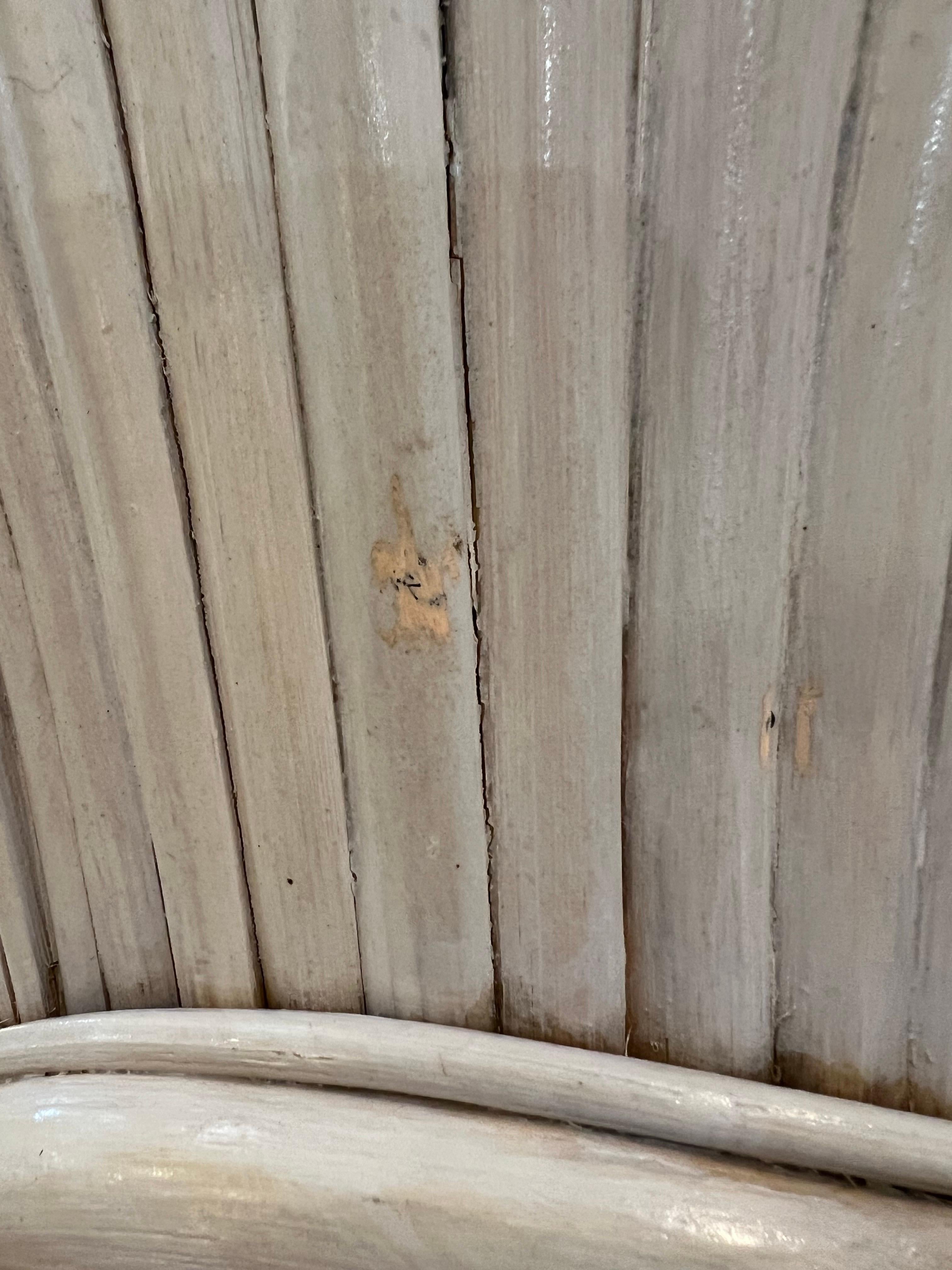 Table basse en rotin McGuire Wheat Chaff Coastal en vente 6