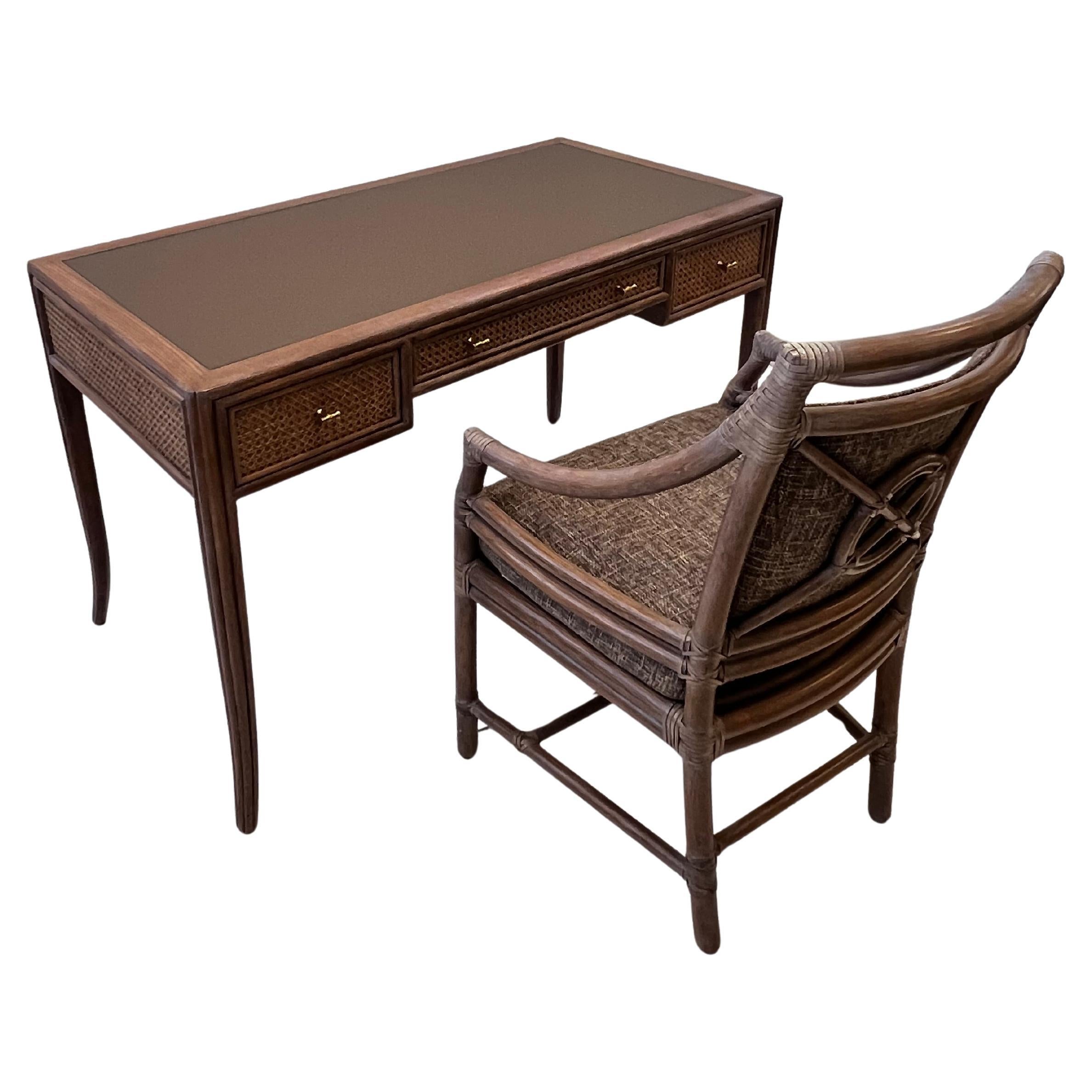 McGuire Whitewash Oak  Scrivania e sedia in vendita
