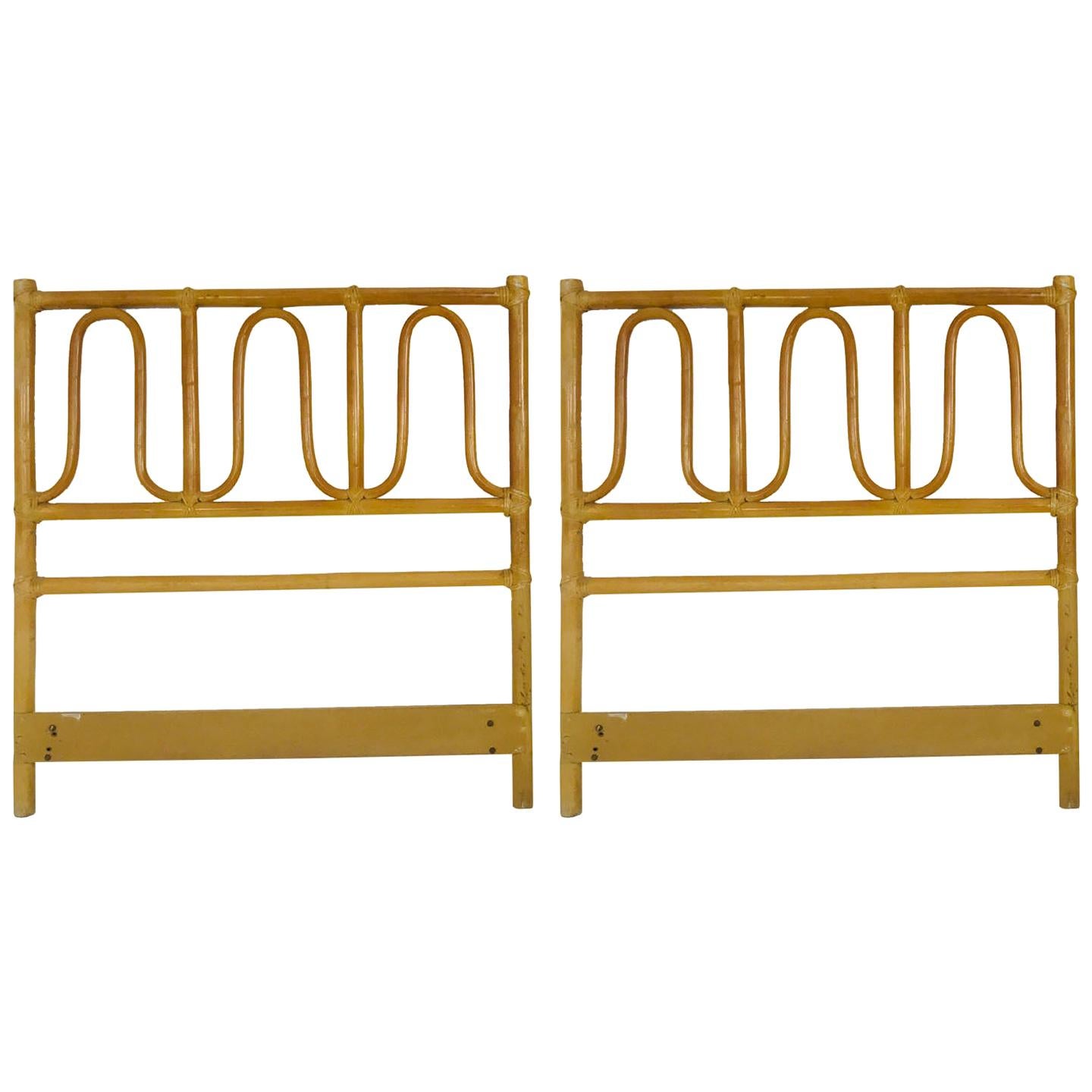 McGuire Twin Headboards Pair