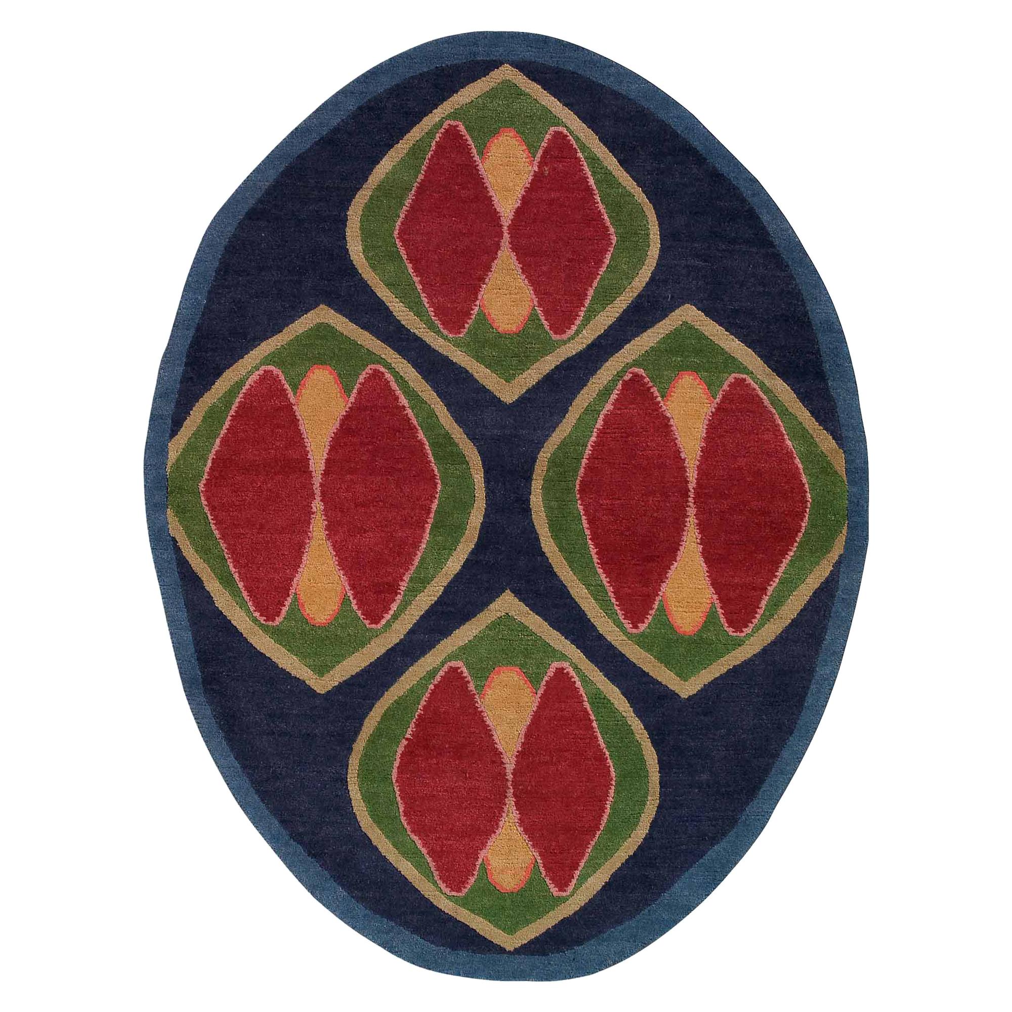 MCH3 Woollen Carpet by Maria Cristina Hamel for Post Design Collection/Memphis For Sale