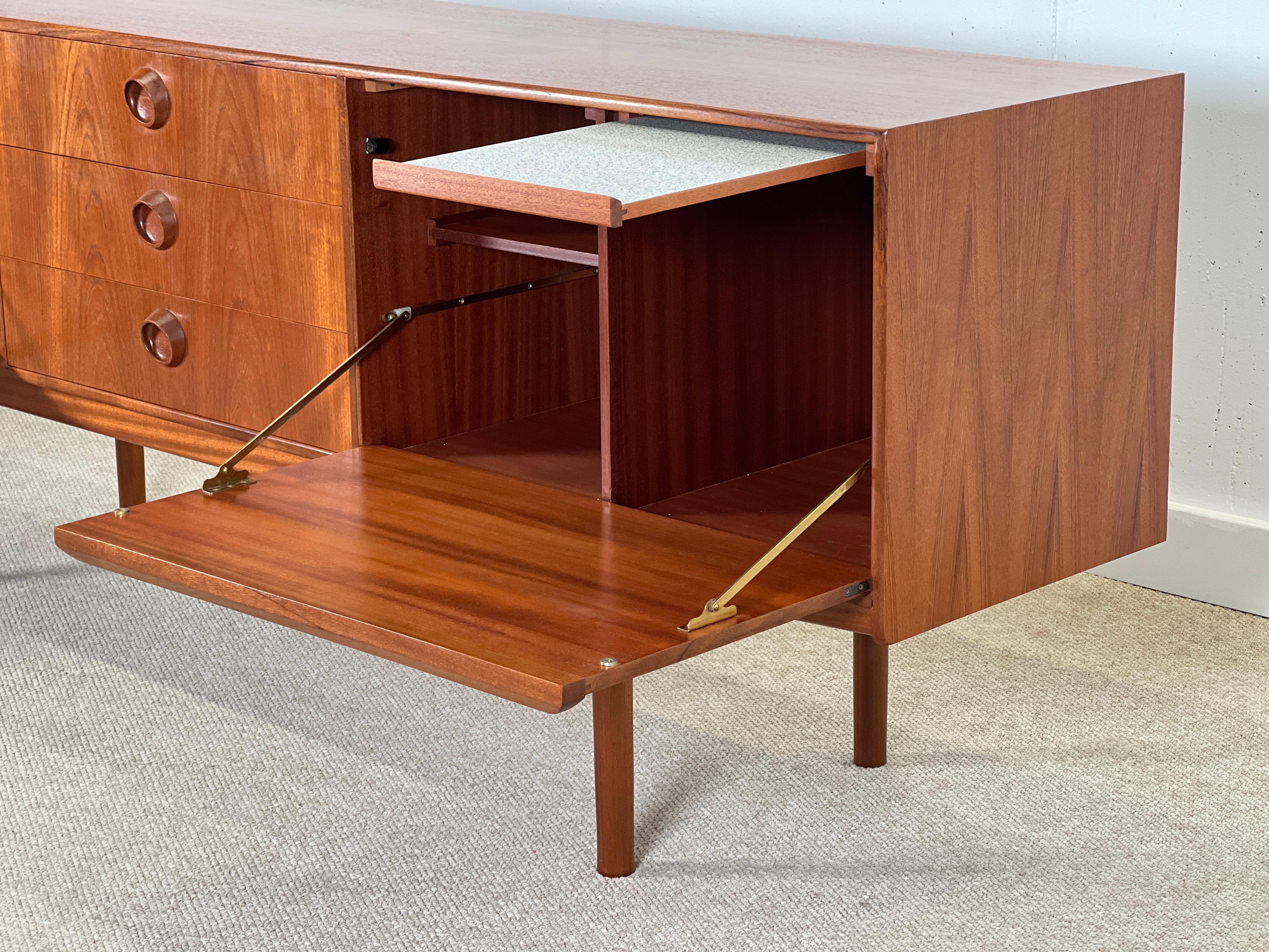 Mid-Century Modern Mcintosh Dunoon Teak Sideboard For Sale