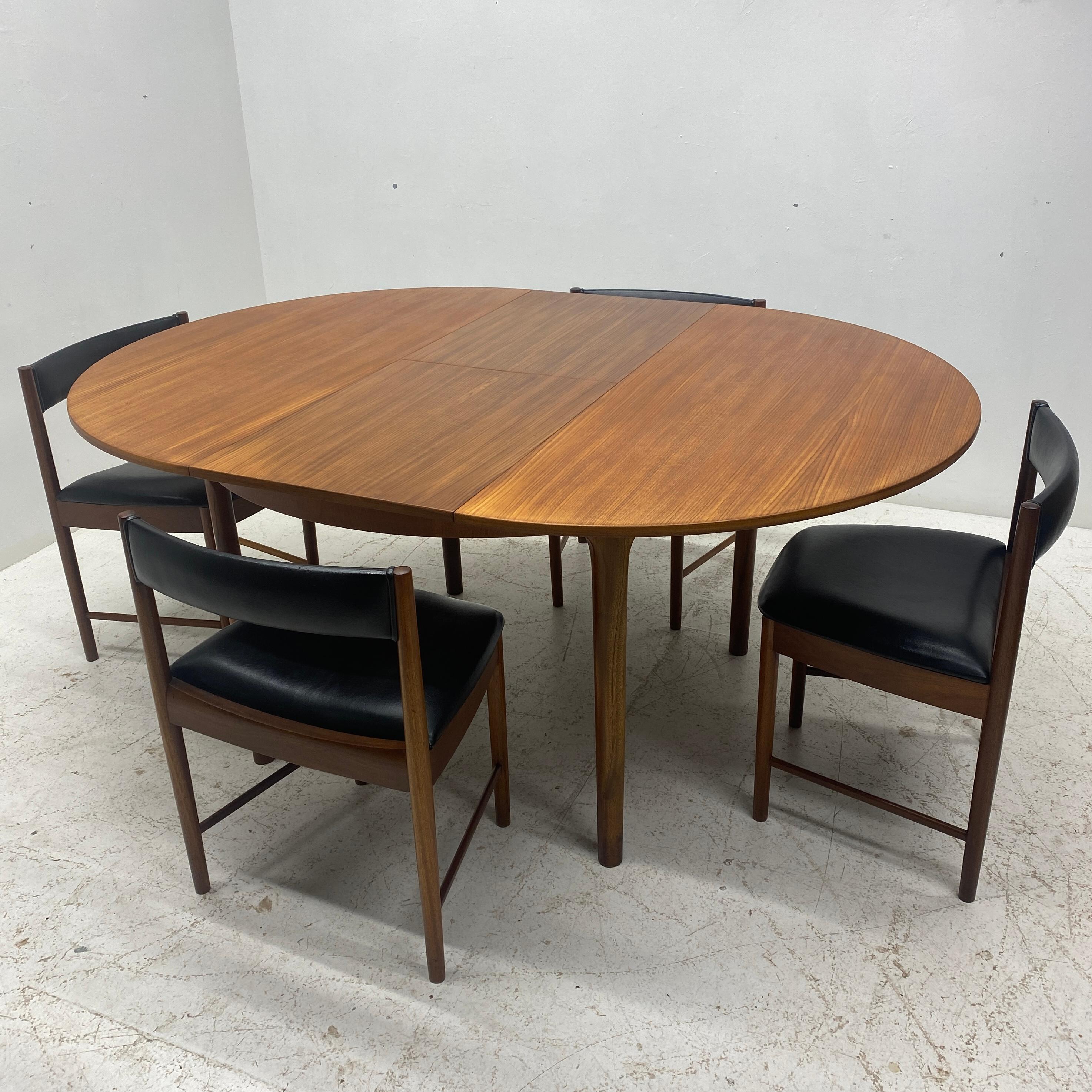 Teak McIntosh Extendable 60s Dining Table & Chairs
