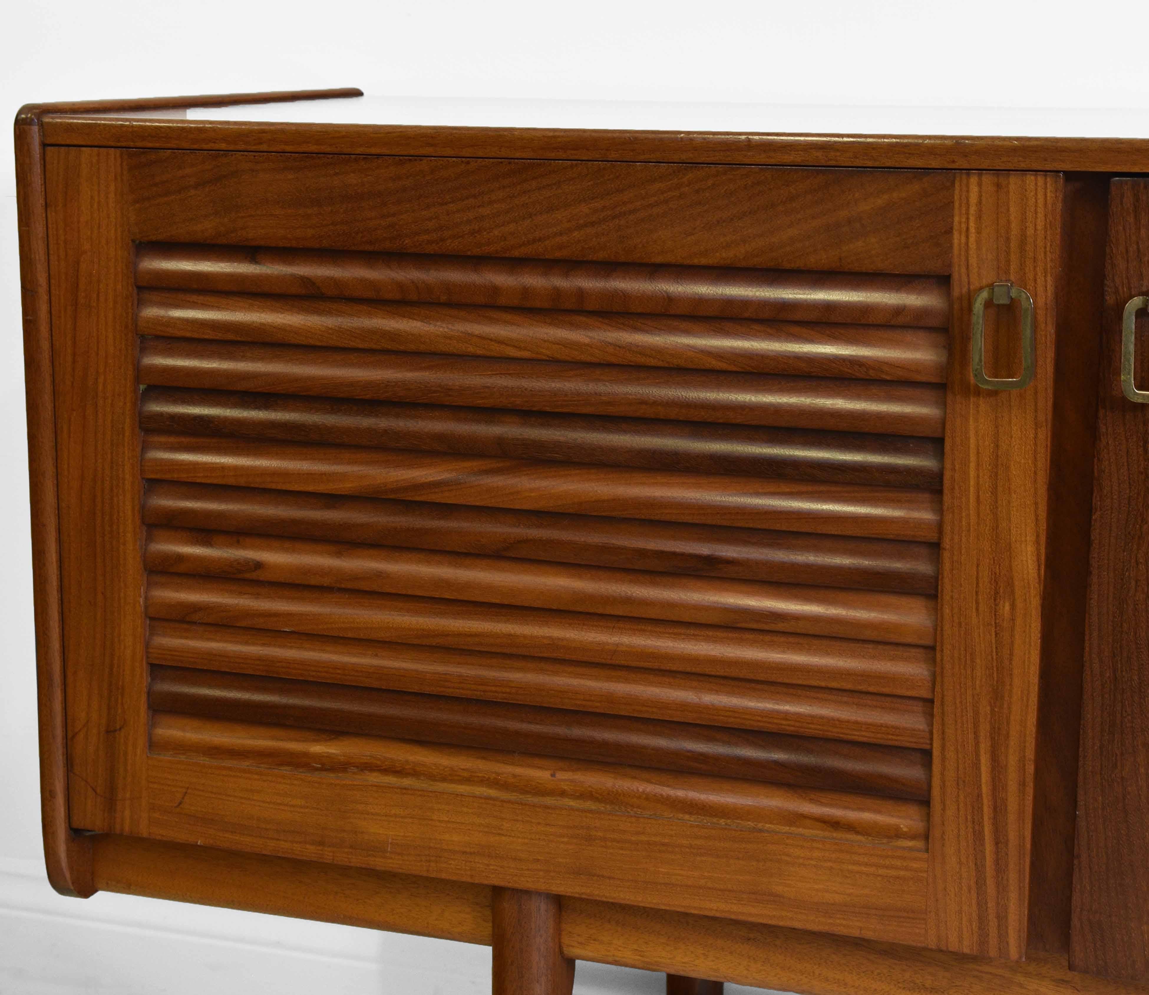 McIntosh Louvred Door Teak Mid-Century Sideboard 2