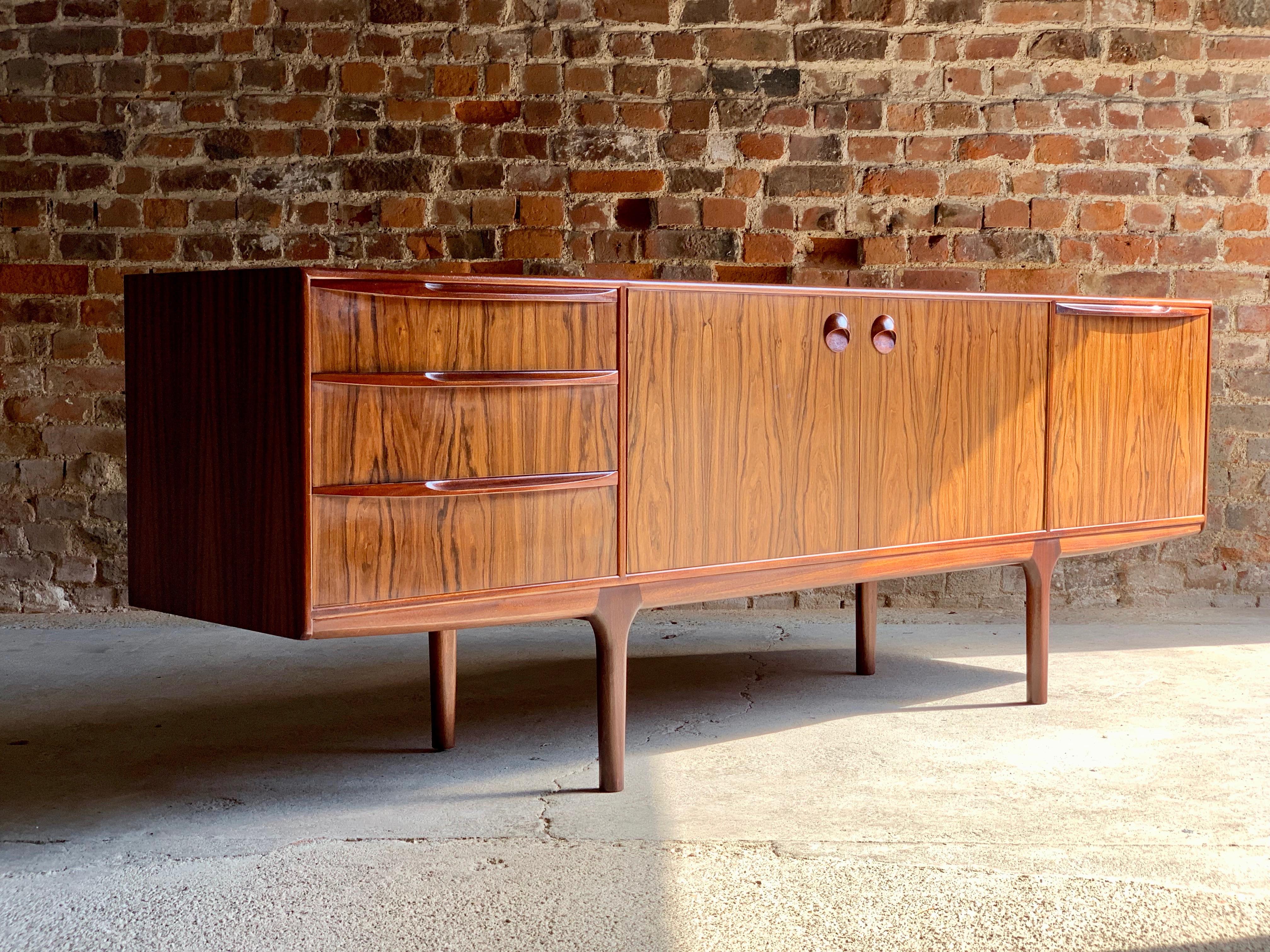 McIntosh Rosewood Sideboard Credenza Tom Robertson for A.H McIntosh circa 1960s 5