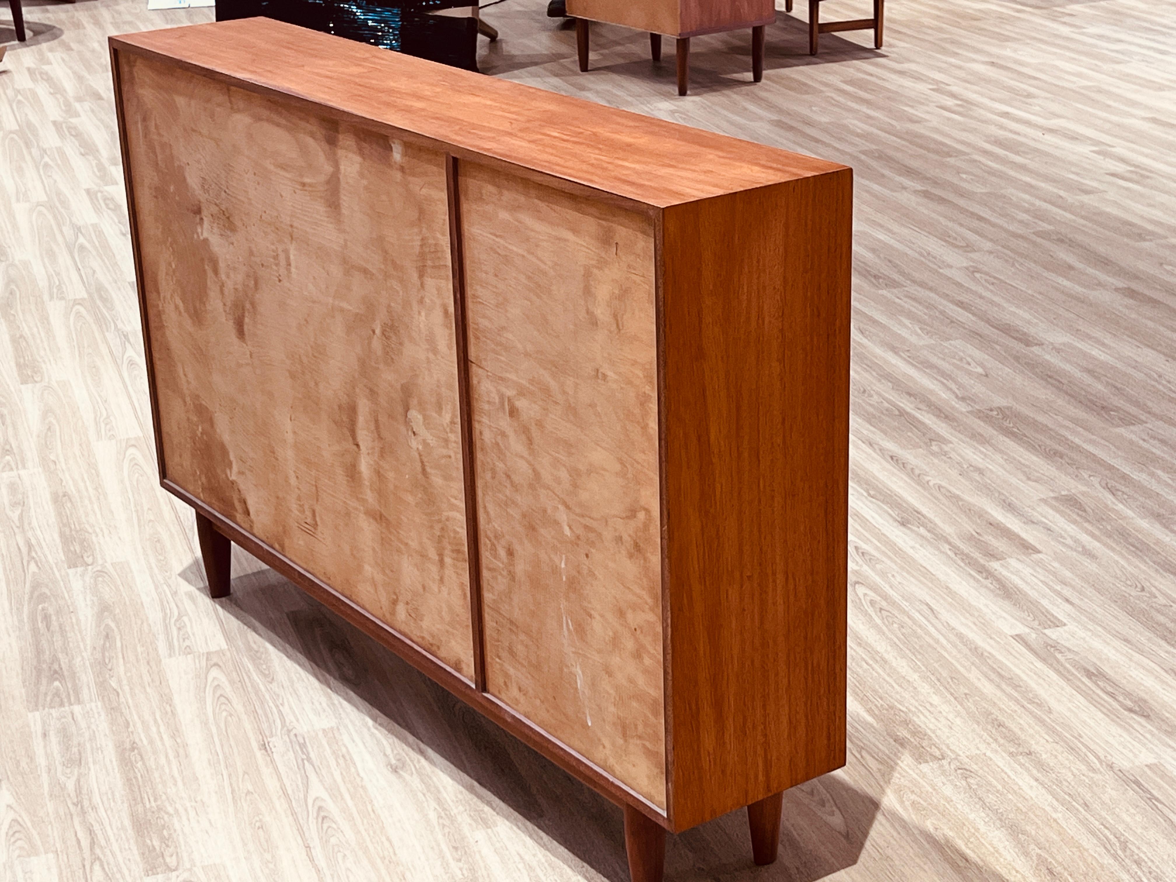 20th Century McIntosh teak display cabinet For Sale
