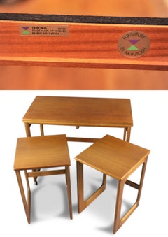Mcintosh Tri-Form Metamorphic Twist & Turn Langthorne Nesting Tables Scotland