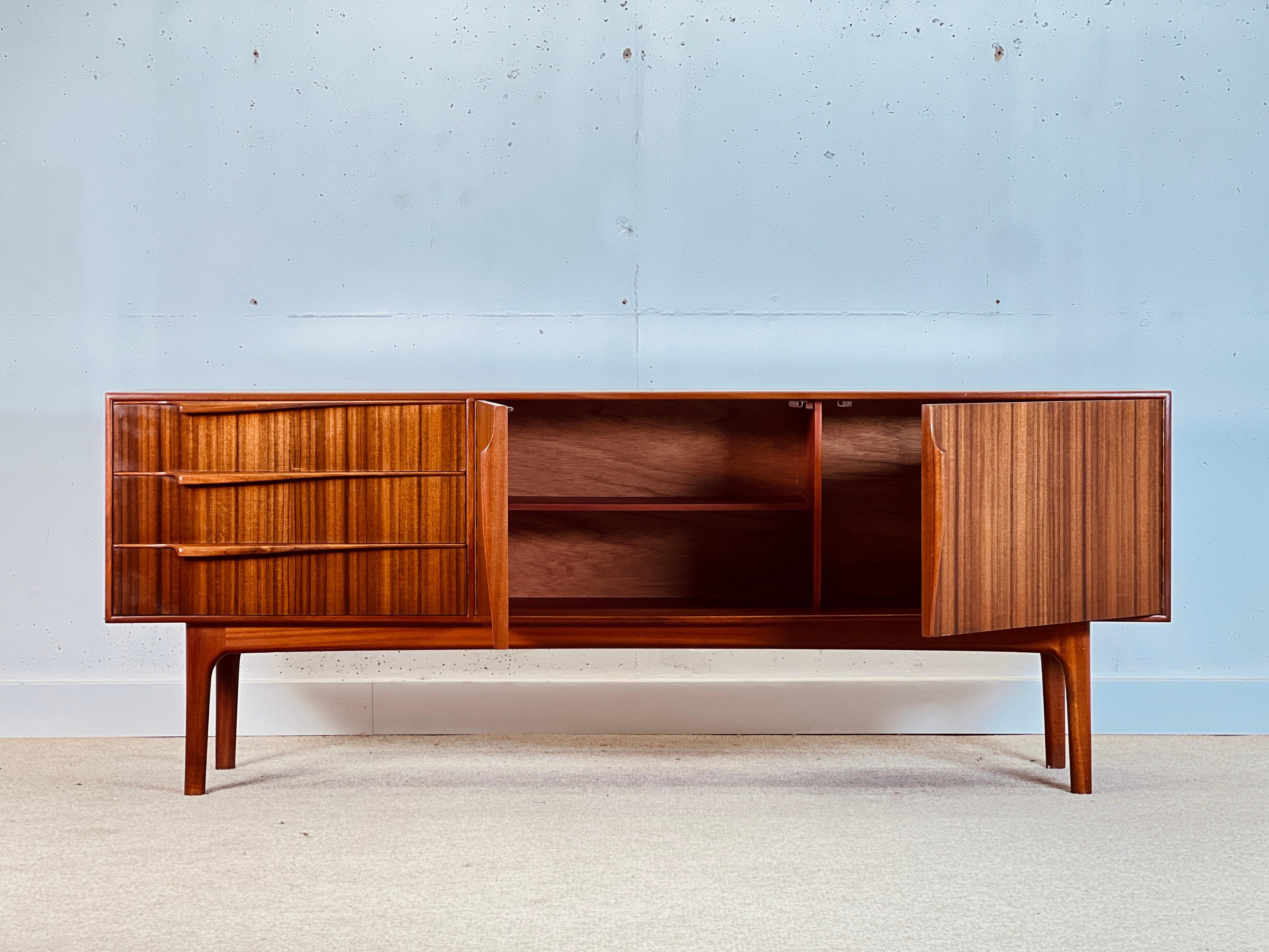 20th Century McIntosh Zebrawood sideboard For Sale