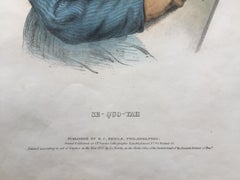 SE-QUO-YAH - Inventor of the Cherokee Alphabet - Historically Important