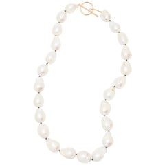 Mckenzie Liautaud Baroque Pearls Necklace with Natural Baroque Pearls