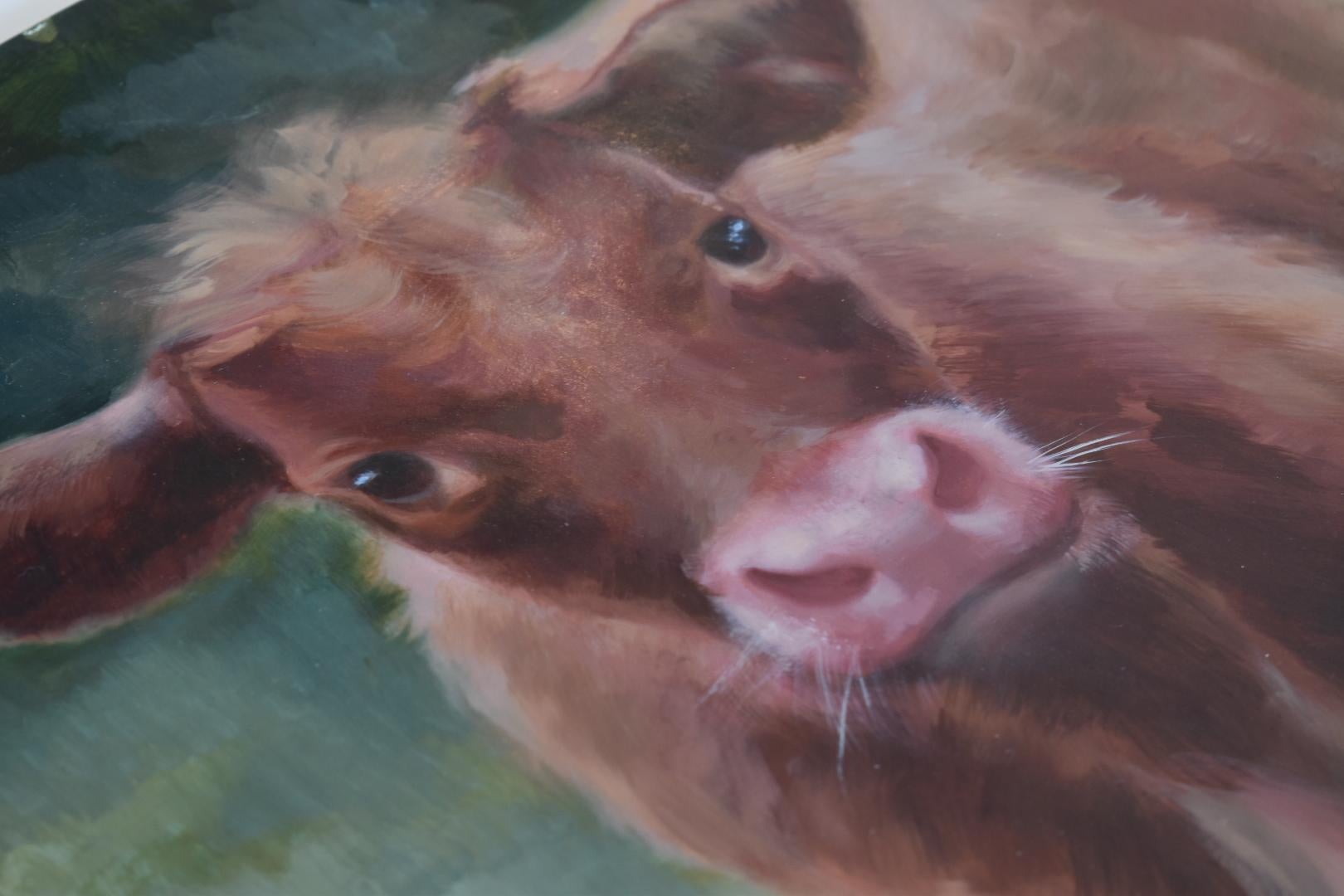 Pasture - Brown Still-Life Painting by McKenzie West