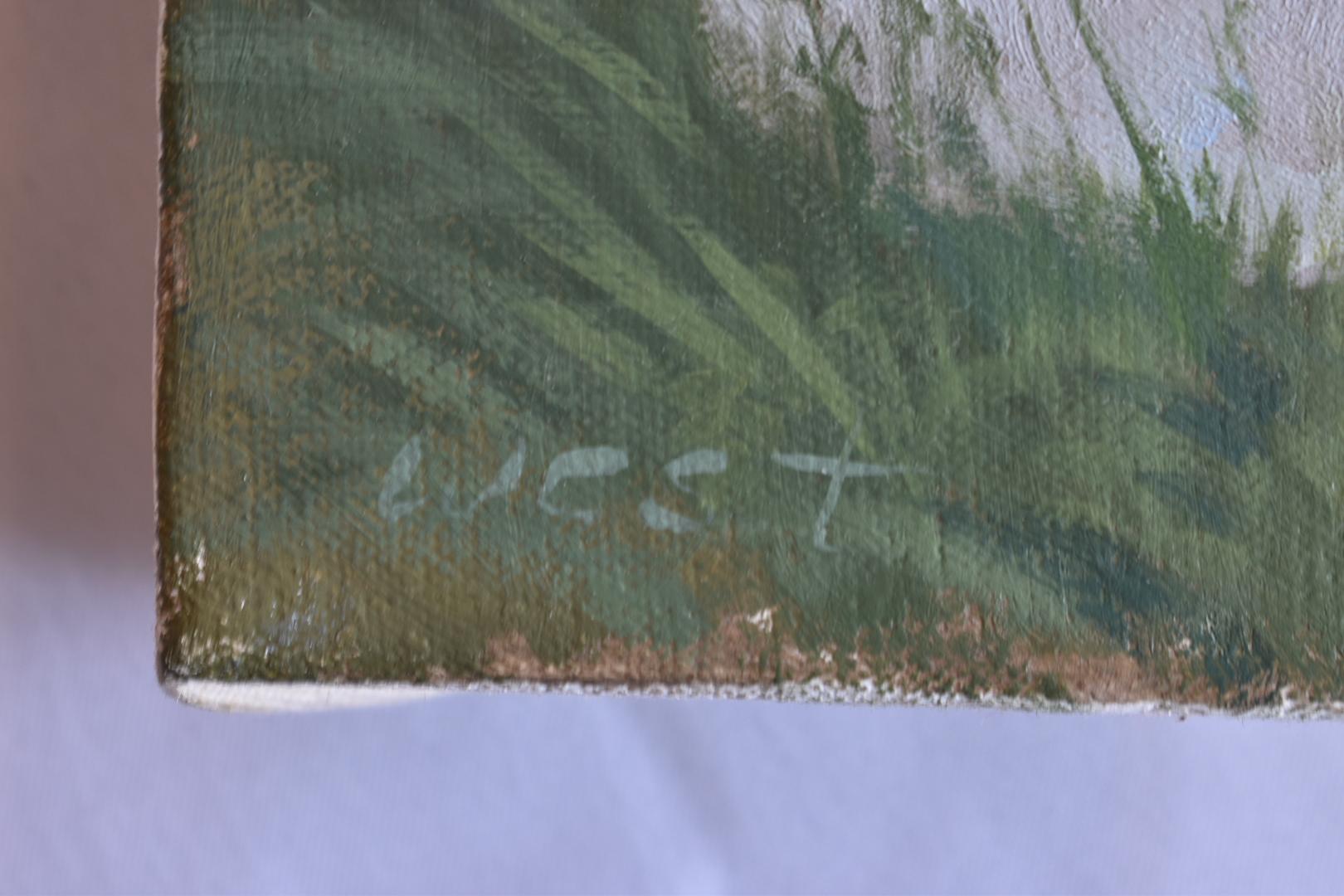 Stand Your Ground - Gray Still-Life Painting by McKenzie West