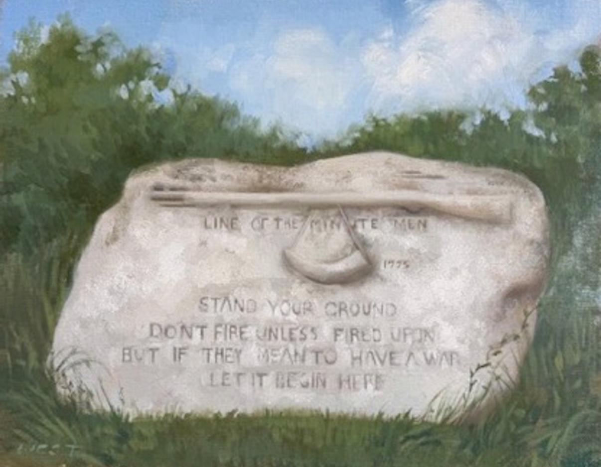McKenzie West Still-Life Painting - Stand Your Ground
