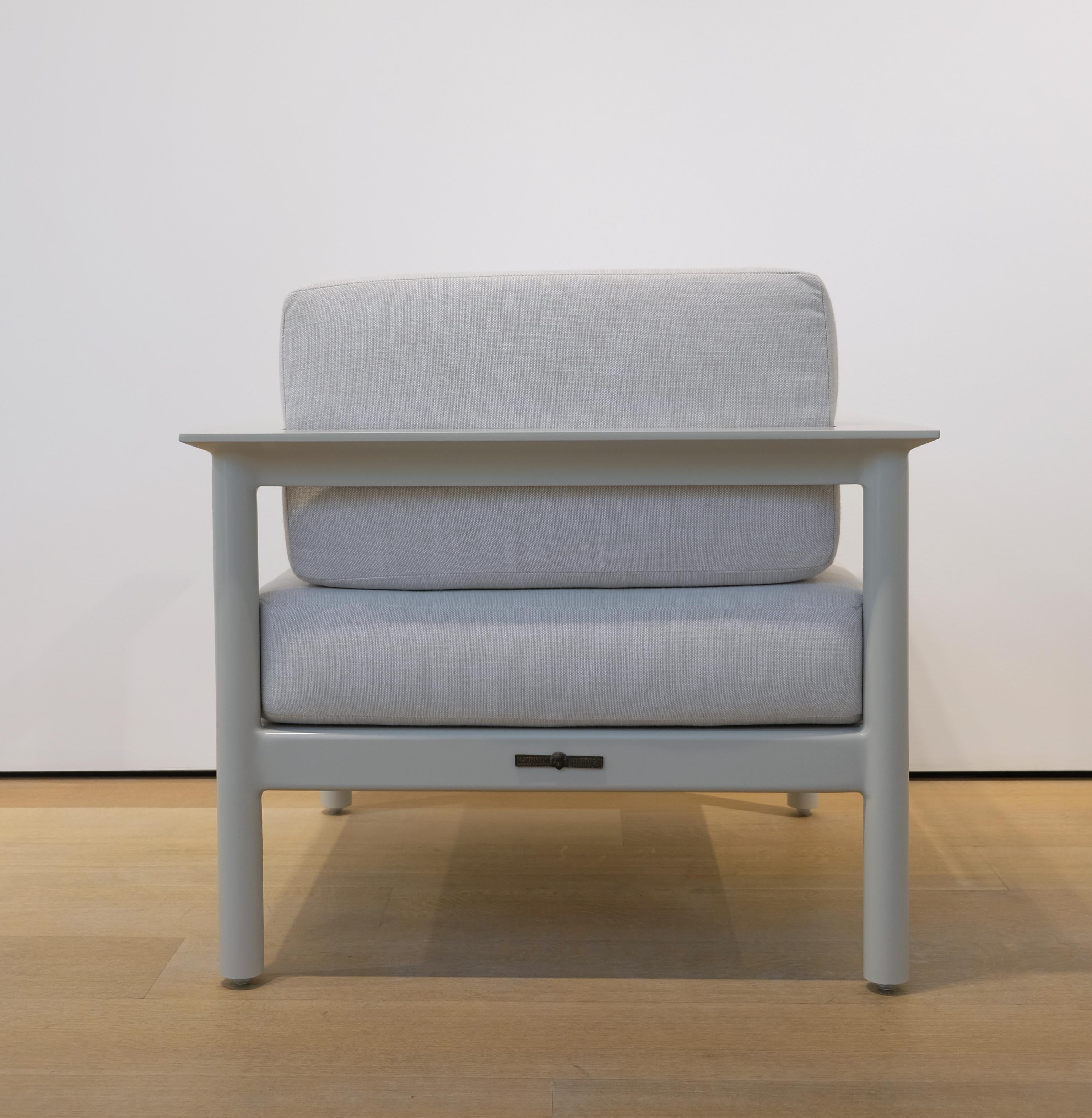 Powder-Coated Couper Club Chair, Outdoor Garden Furniture by McKinnon and Harris