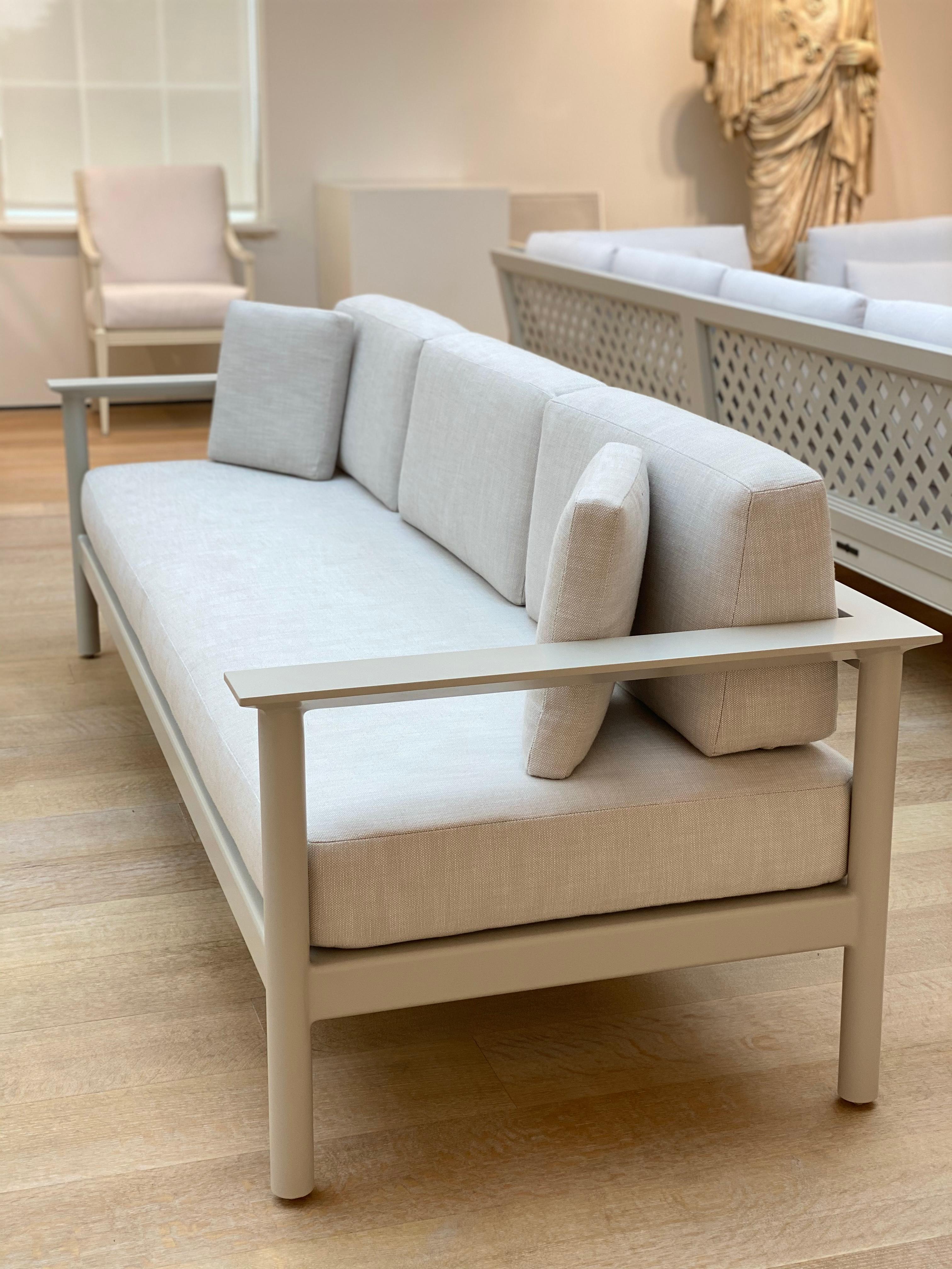 Powder-Coated Couper Sofa, Outdoor Garden Furniture by McKinnon and Harris