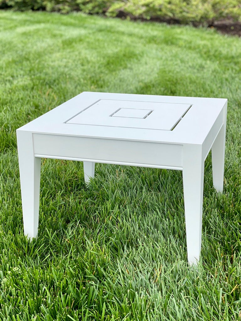 Wyatt Square Side Table, Outdoor Garden Furniture by McKinnon and