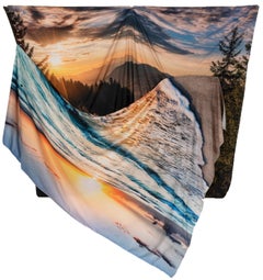 AS FAR AS A VISTA - Folded Tapestry - Dual Landscape Photography