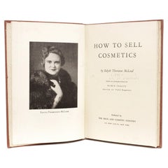 McLeod, Edyth Thornton, How to Sell Cosmetics, First Edition, Inscribed, 1937