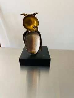 MCM 1971 Raul Zuniga Owl Spoon Fork Sculpture