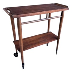 MCM 2 Tier Bar Cart by Lane