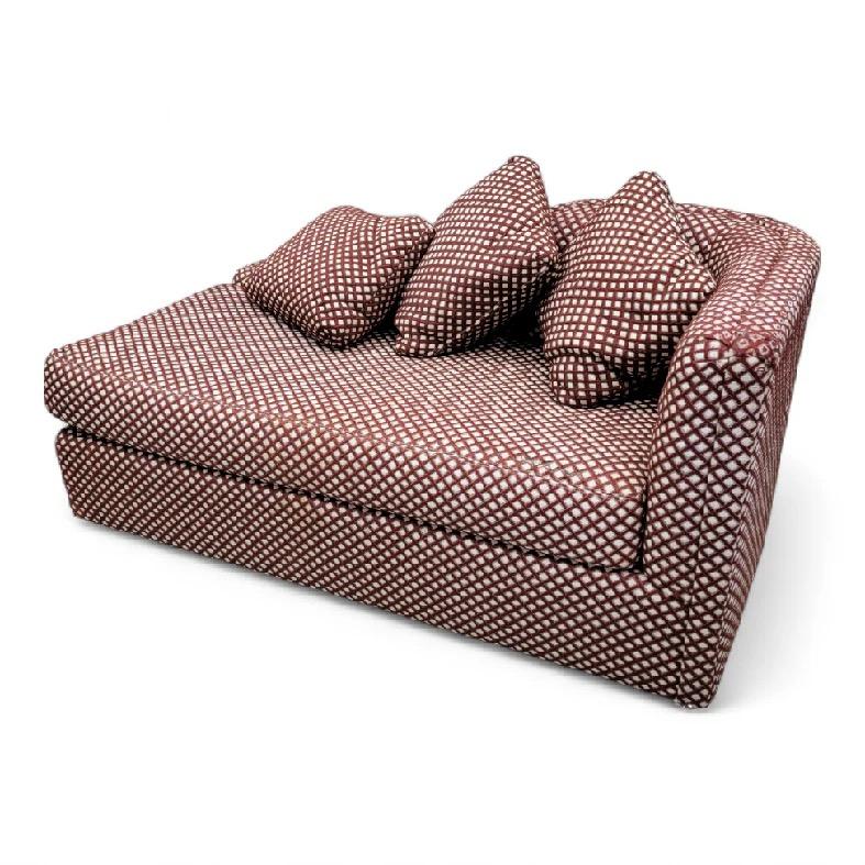 Mid-Century Modern Canapé modulaire sectionnel MCM 3 pièces par Directional en tissu d'origine en vente