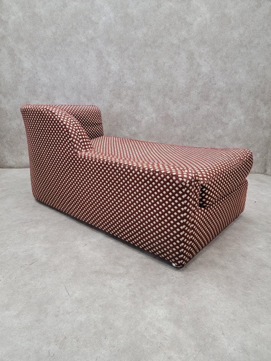 Tissu d'ameublement Canapé modulaire sectionnel MCM 3 pièces par Directional en tissu d'origine en vente