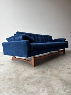 MCM Adrian Pearsall Sofa, New Mohair Upholstery