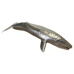 MCM Aluminum Whale Sculpture / Paperweight