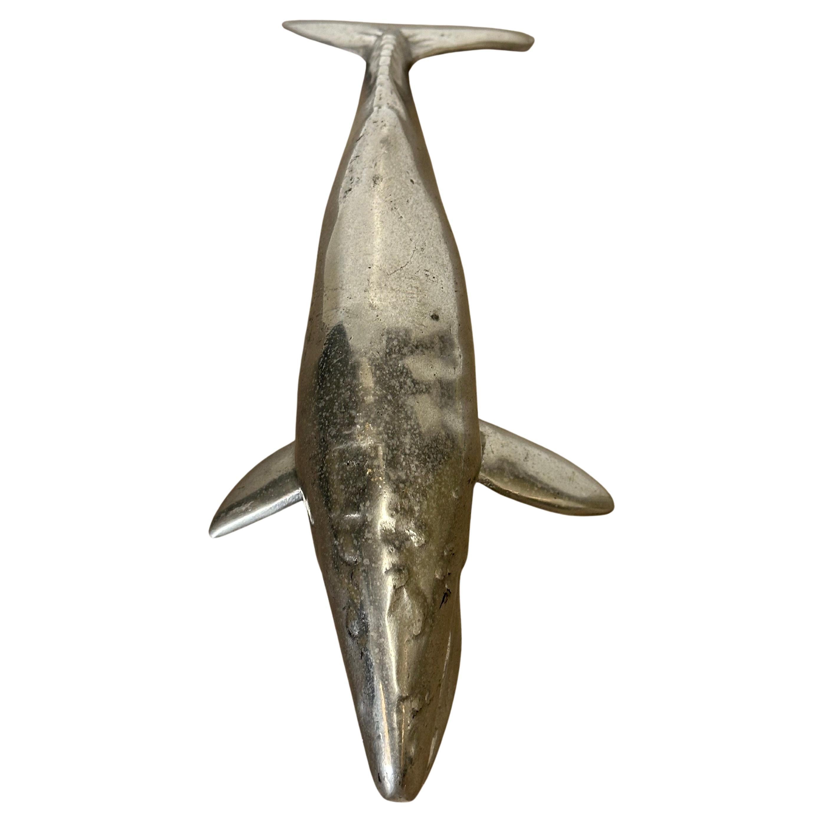 MCM Escultura / Pisapapeles de Aluminio Ballena Estadounidense en venta