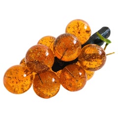 MCM Amber Lucite Grape Cluster