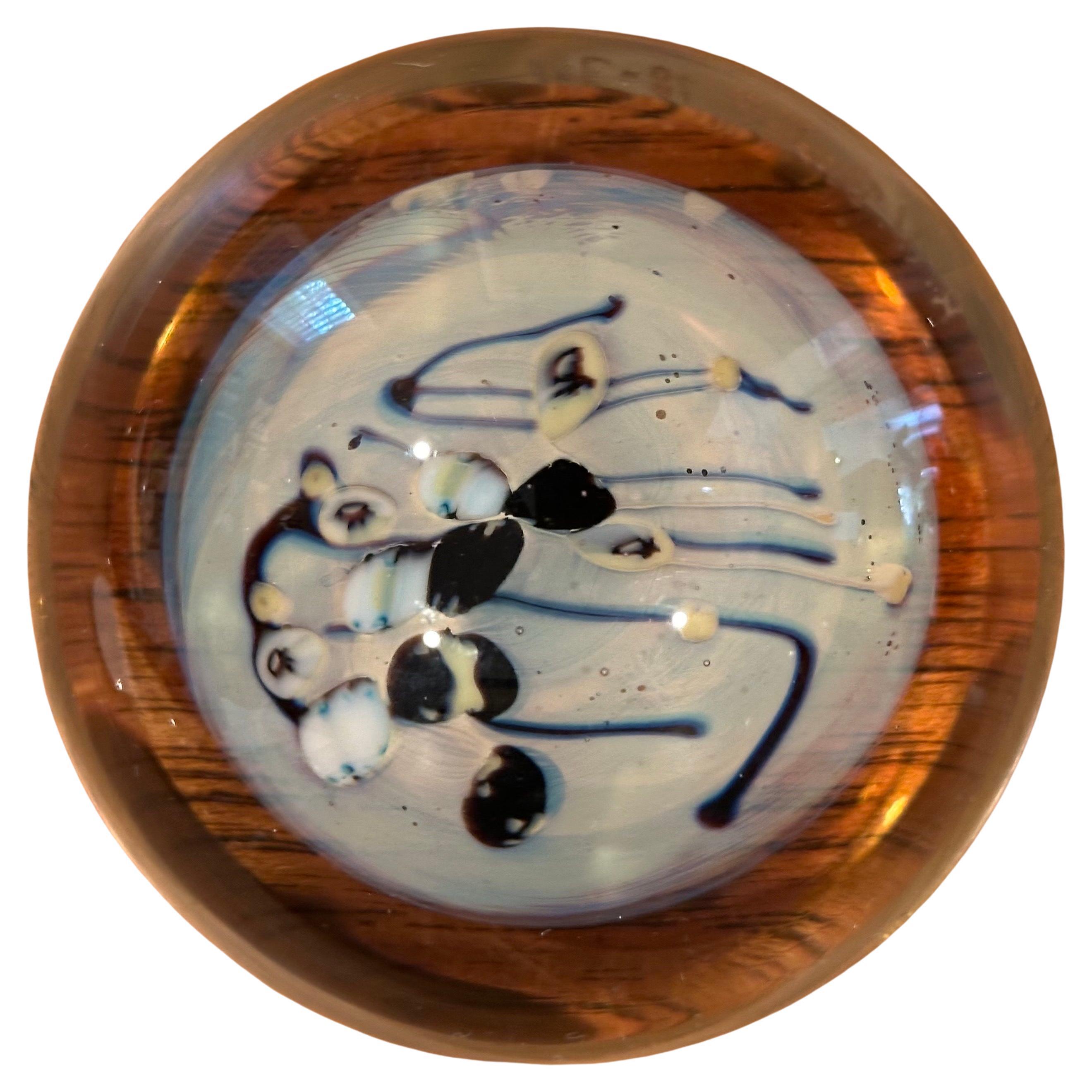 Mid-Century Modern Presse-papiers MCM Art Glass de Robert William Bartlett en vente