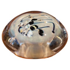 MCM Art Glass Paperweight by Robert William Bartlett