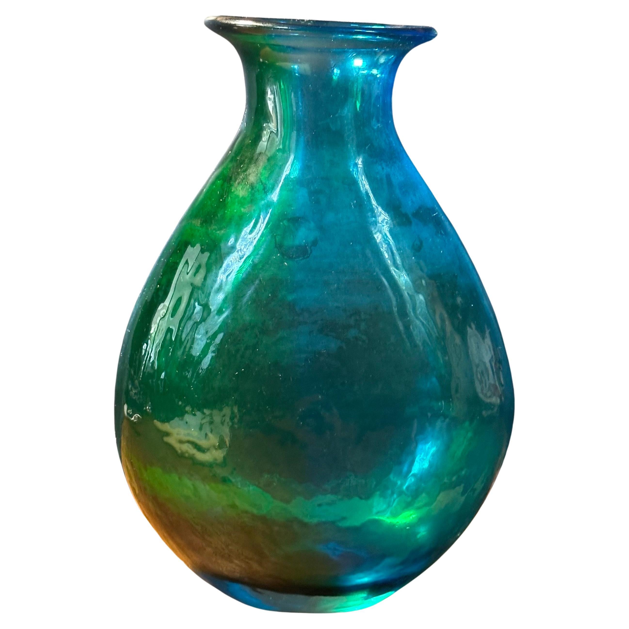 Scandinavian Modern MCM Art Glass Vase