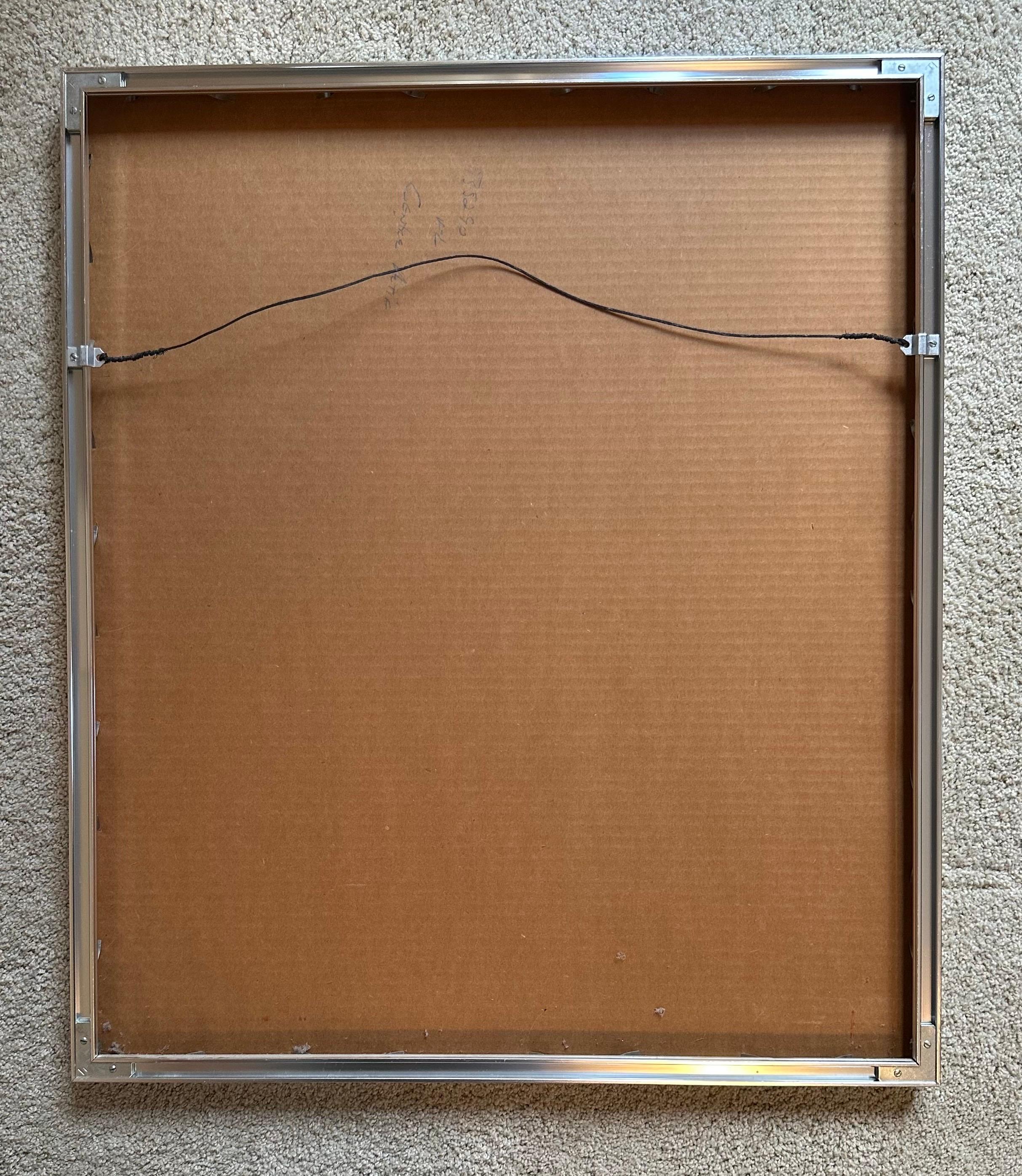 Lithographie abstraite de Jacqueline Debutler, épreuve d'artiste du MCM en vente 6