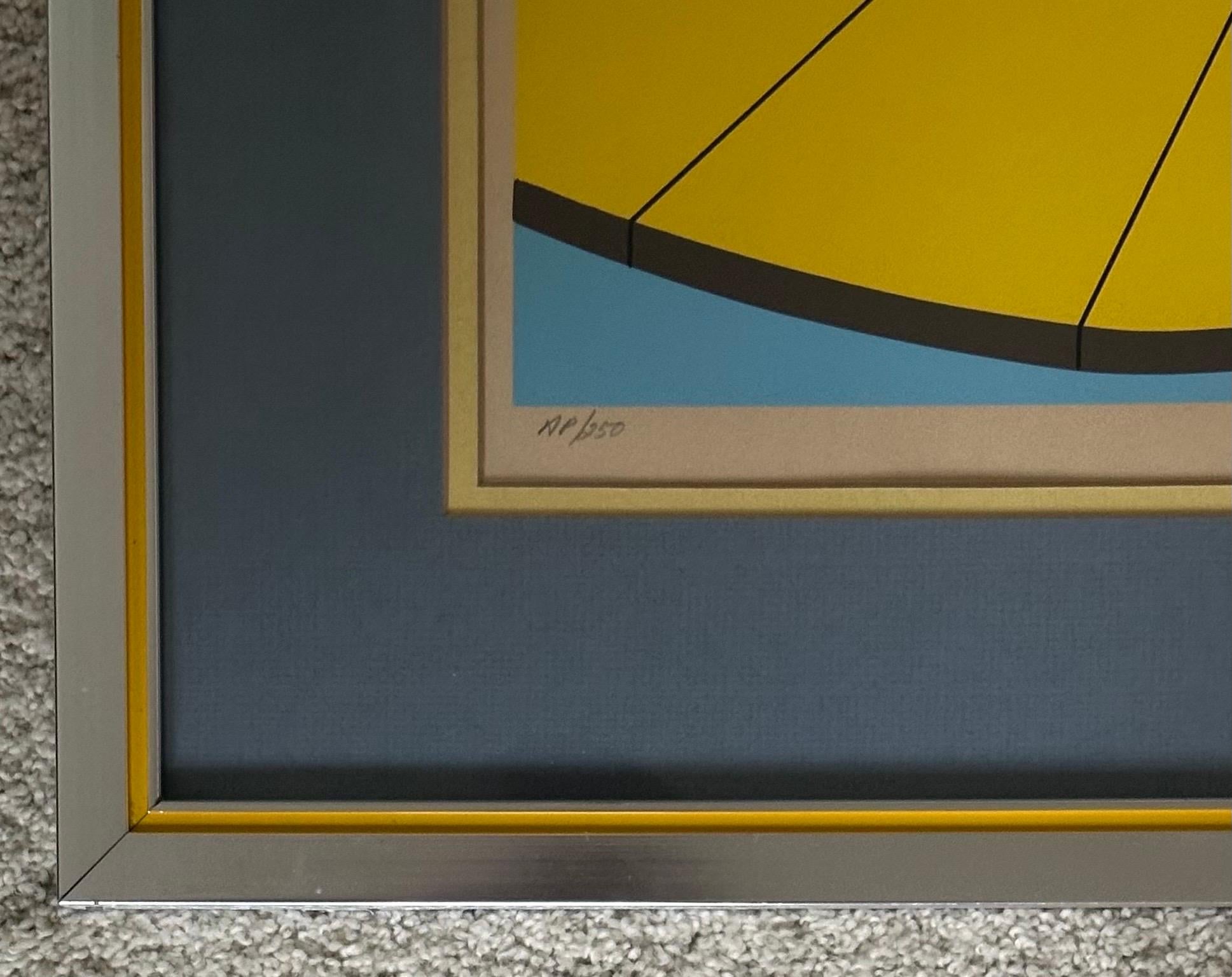 MCM Artist's Proof Surreale Abstrakte Lithographie von Sonny Zoback im Angebot 8