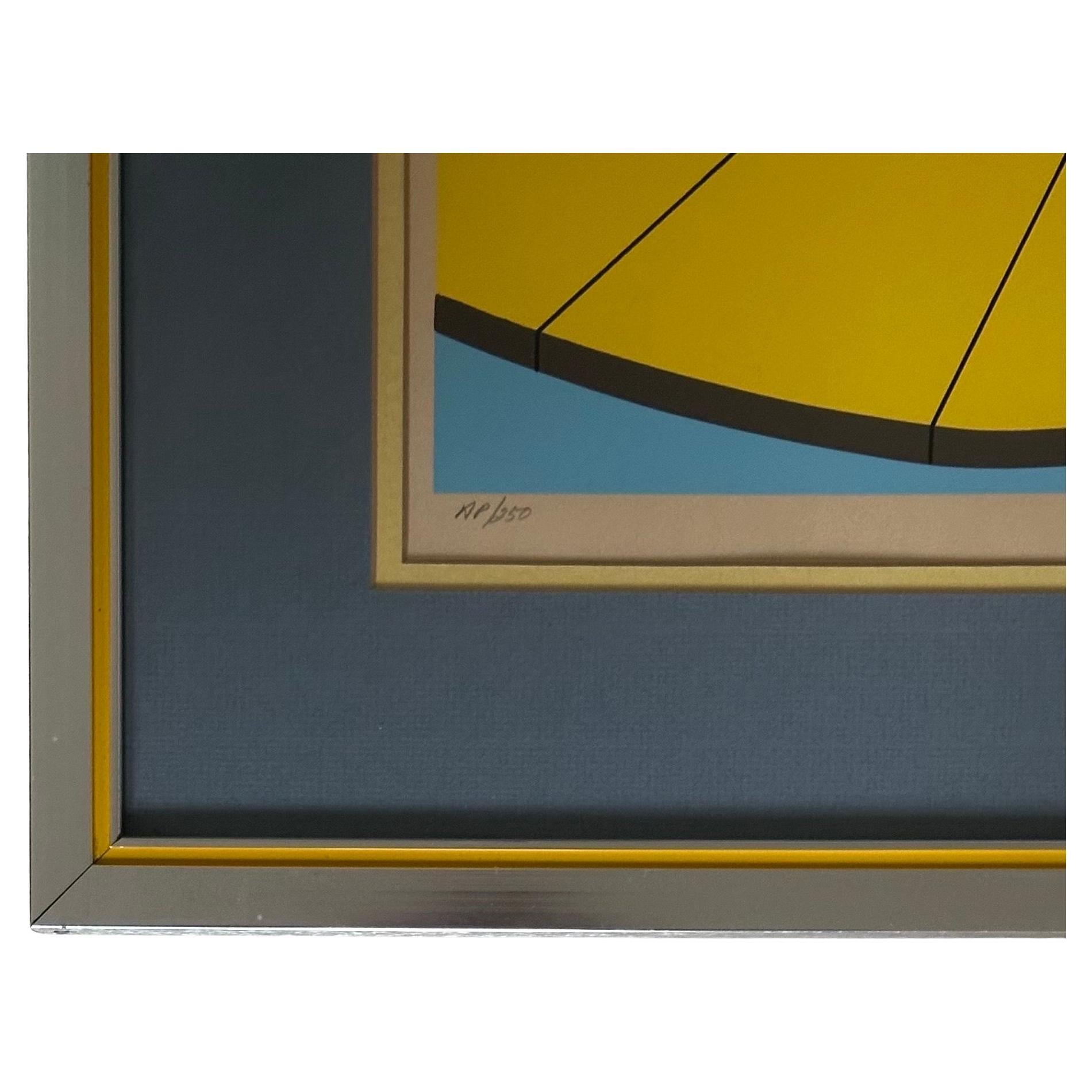 MCM Artist's Proof Surreale Abstrakte Lithographie von Sonny Zoback (Papier) im Angebot