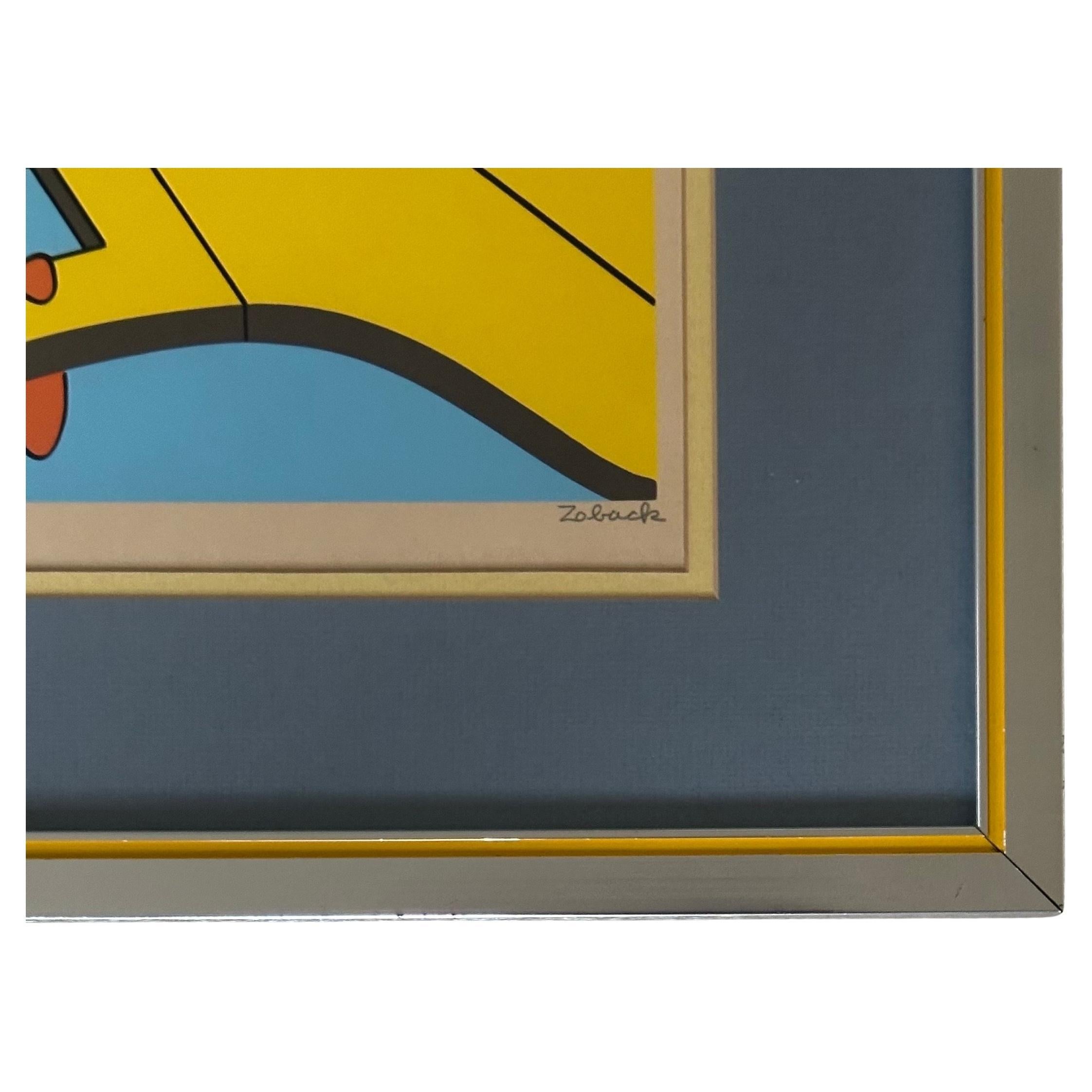 MCM Artist's Proof Surreale Abstrakte Lithographie von Sonny Zoback im Angebot 1