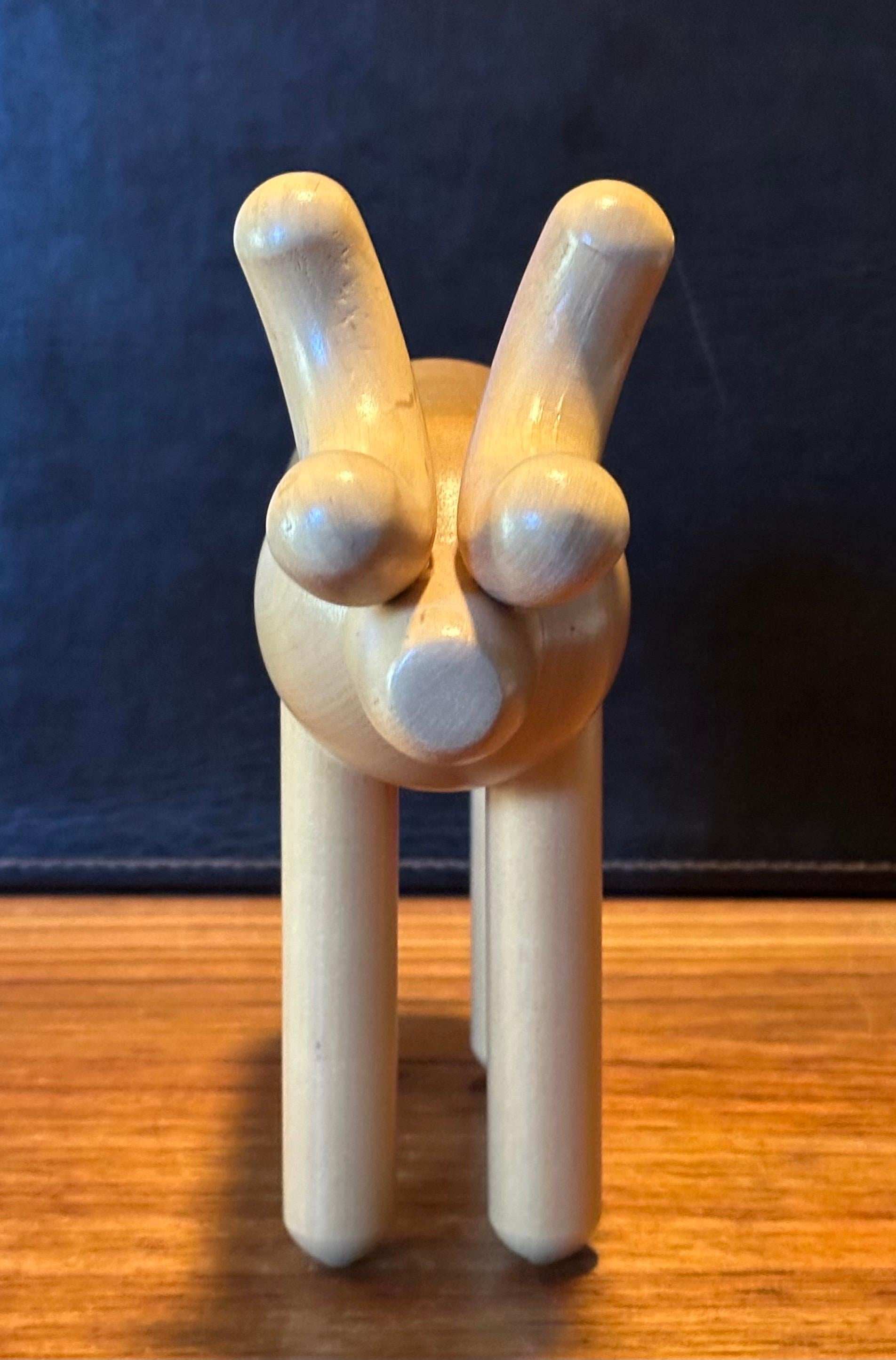 Escultura de madera de fresno MCM Alce / reno de Kaija Aarikka en venta 4