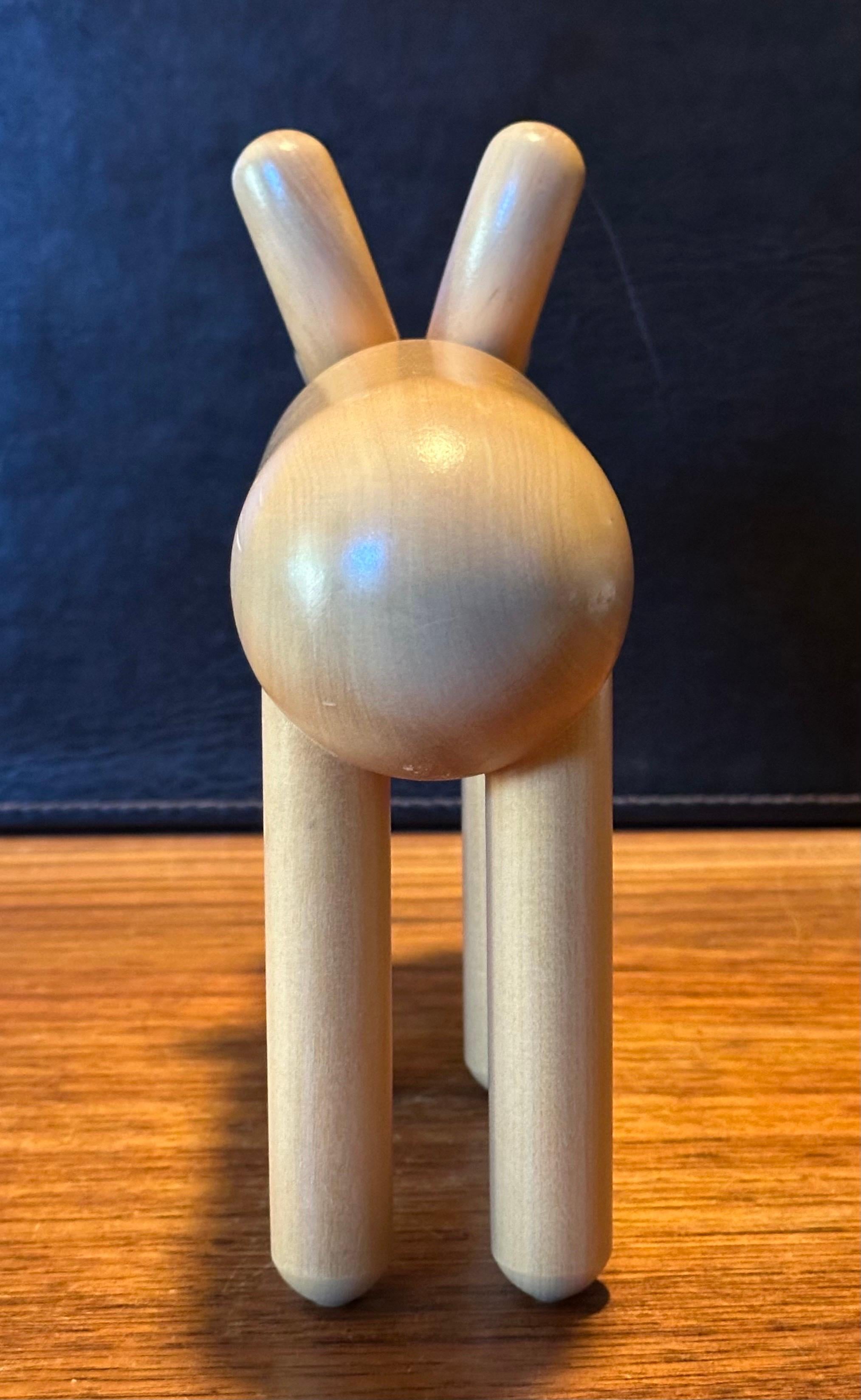 Escultura de madera de fresno MCM Alce / reno de Kaija Aarikka en venta 1