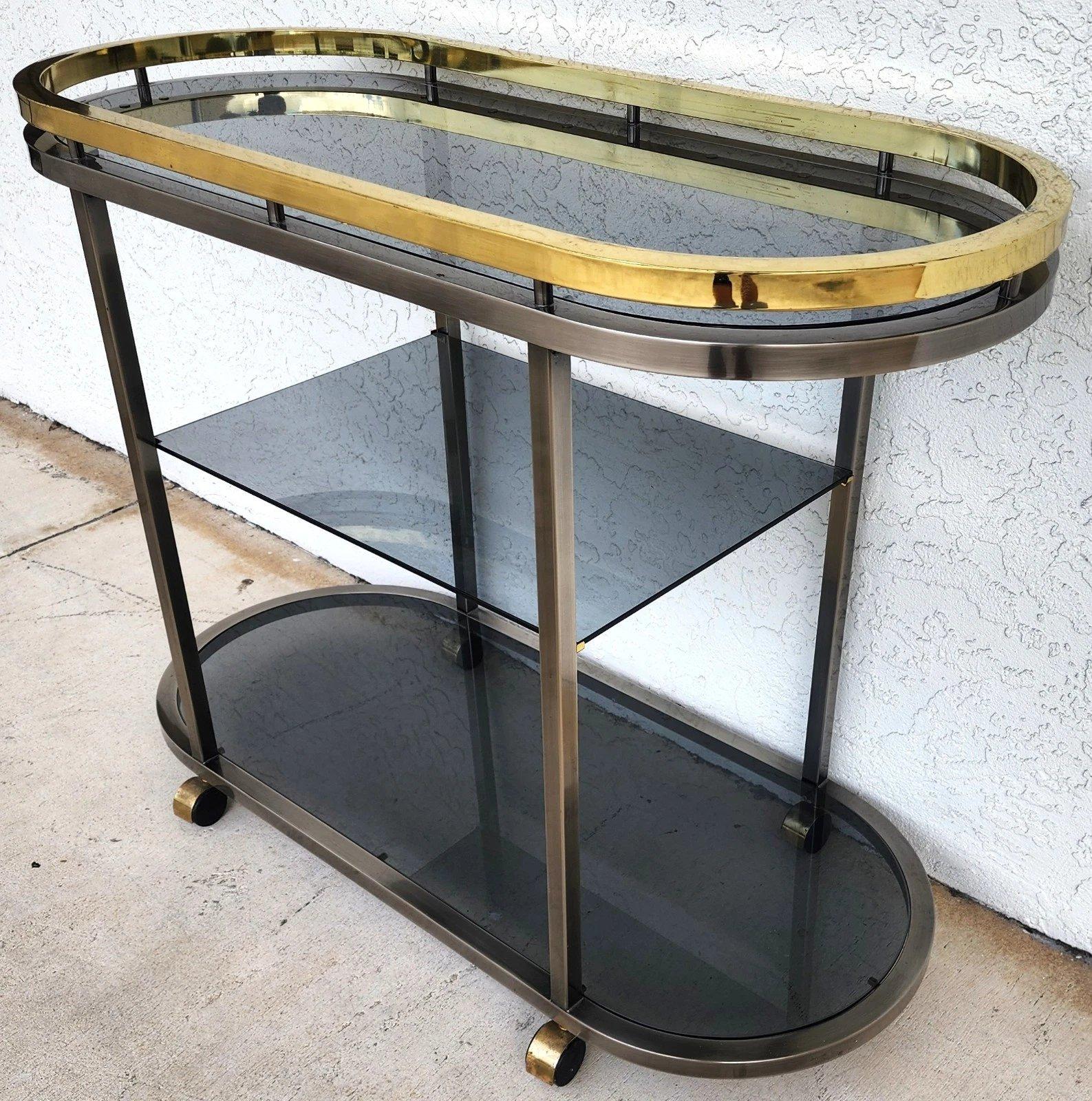 MCM Bar Cart Rolling von Design Institute of America DIAS (Ende des 20. Jahrhunderts) im Angebot