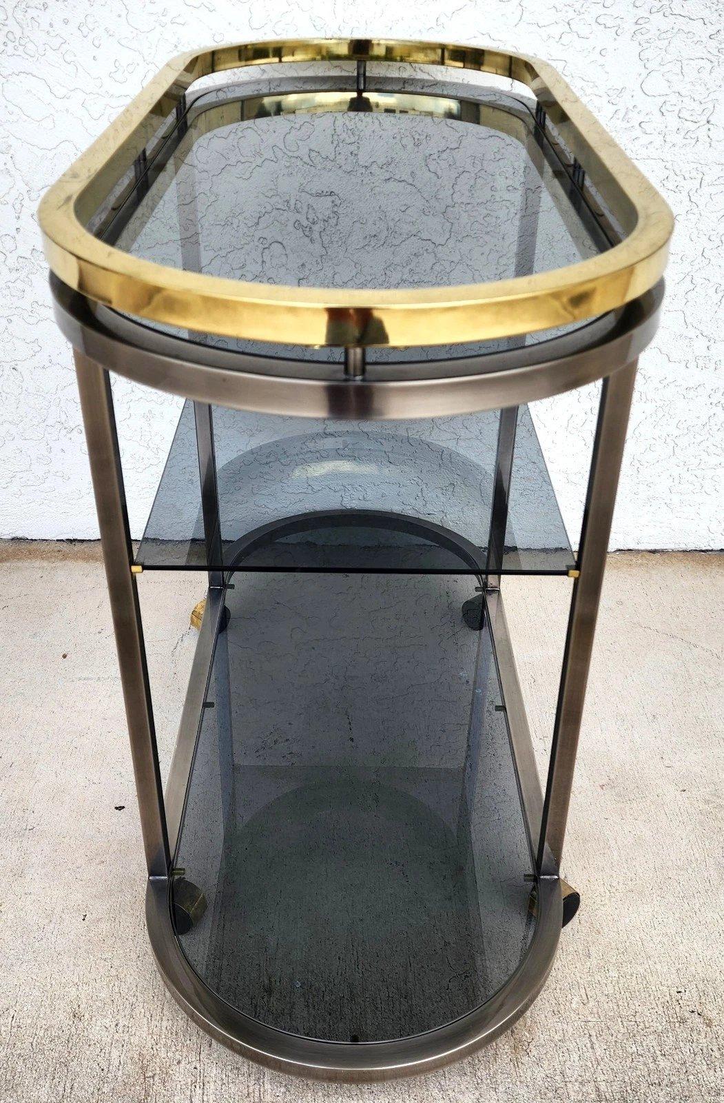MCM Bar Cart Rolling von Design Institute of America DIAS (Metall) im Angebot