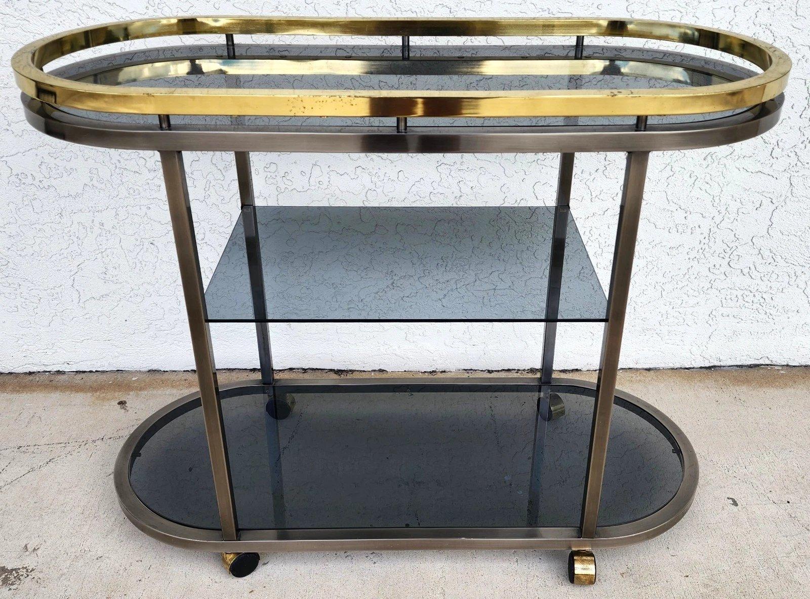 MCM Bar Cart Rolling von Design Institute of America DIAS im Angebot 2