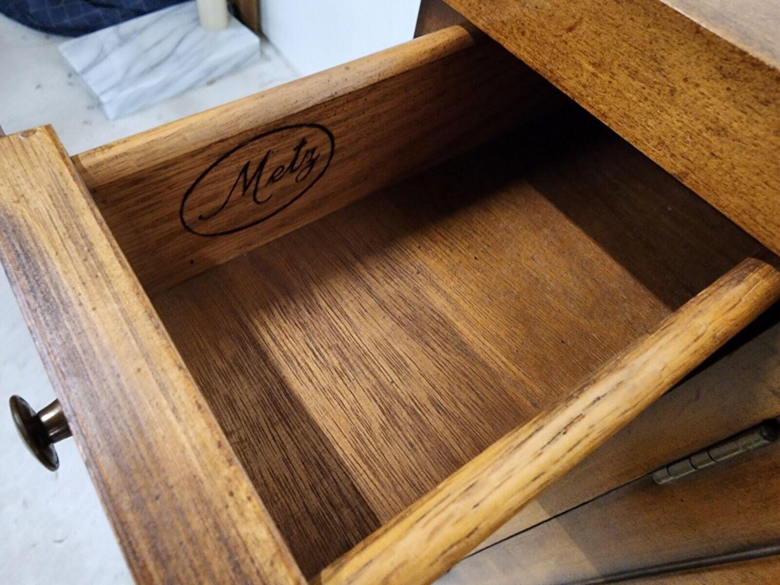 Dry Bar Sideboard Serving Cart Rolling Contempora by J L METZ 5