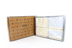 MCM Beige Legere Logo Towel Set 12mcz1126 Scarf/Wrap