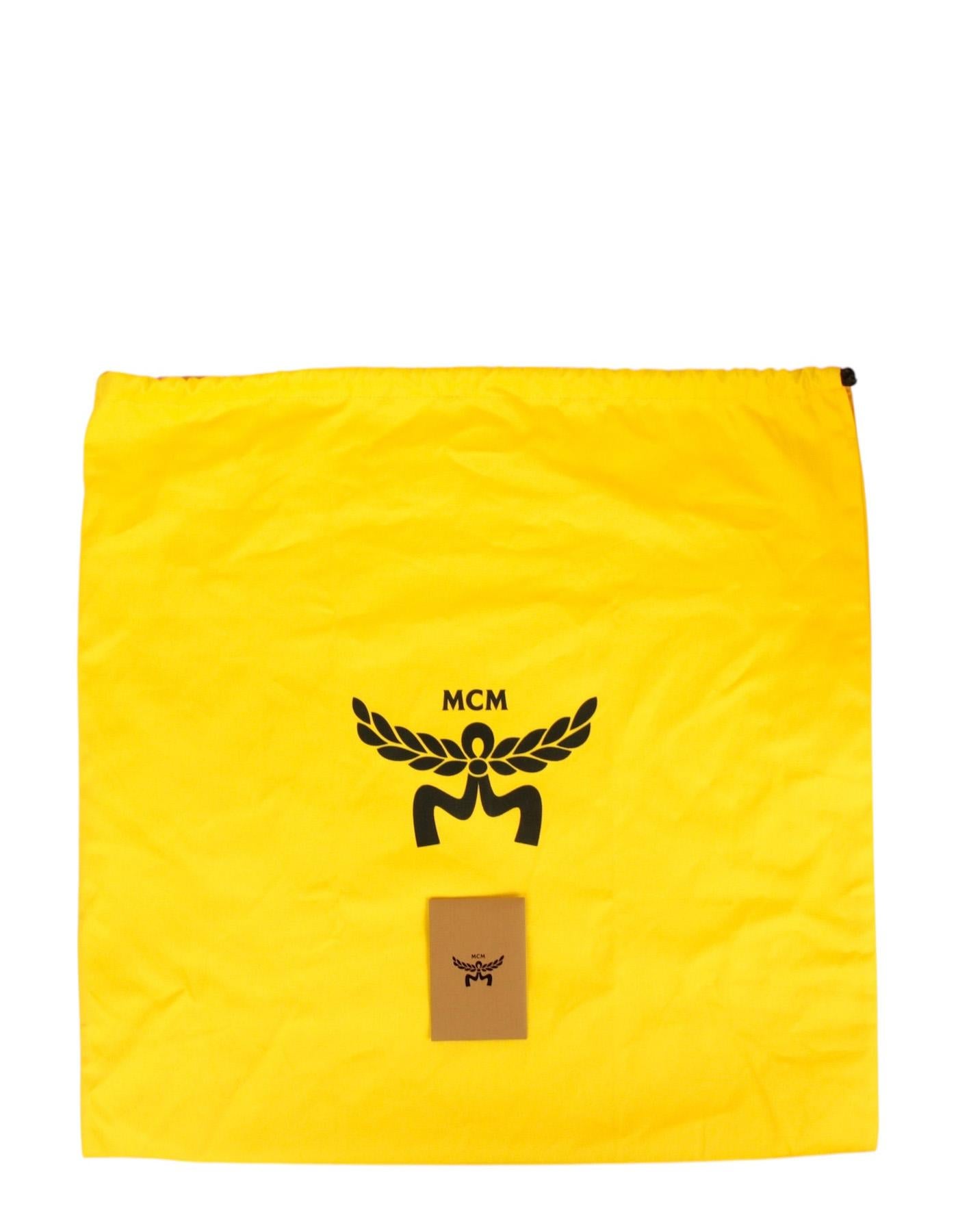 MCM Beige Visetos Medium Liz Shopper Tote Bag. en venta 5