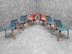 MCM Bentwood Dining Chairs By Bruno Weil For Thonet - Set Of 6