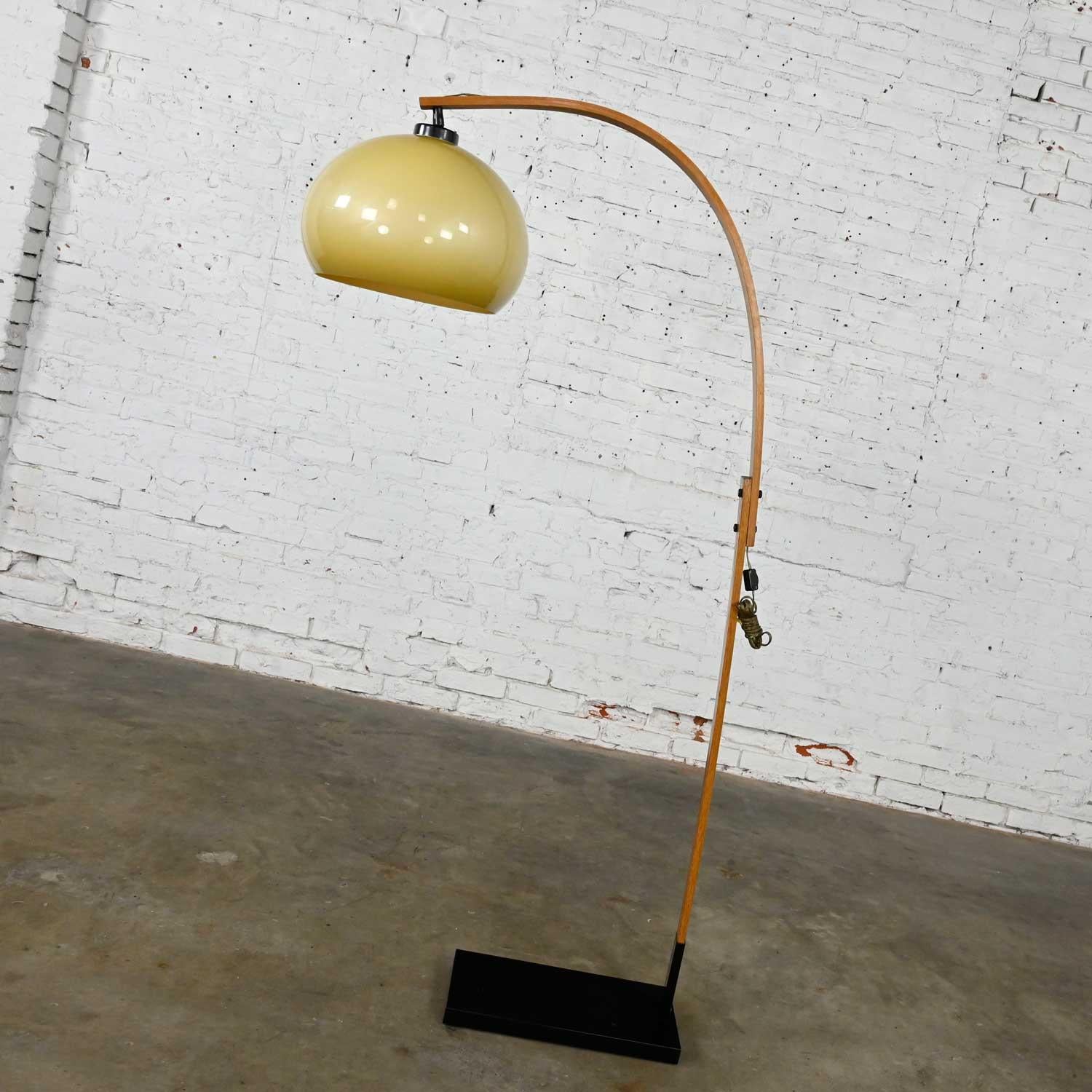 mcm arc floor lamp